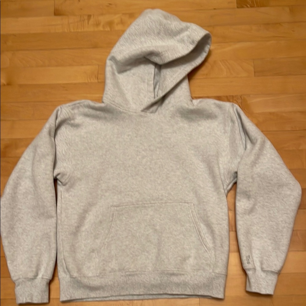 Aritzia TNA Cozy Fleece Hoodie Light Grey Medium